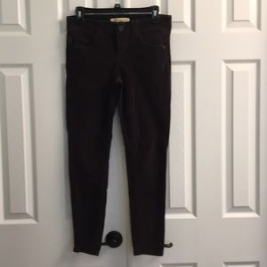 Chocolate brown skinny cords from Democracy